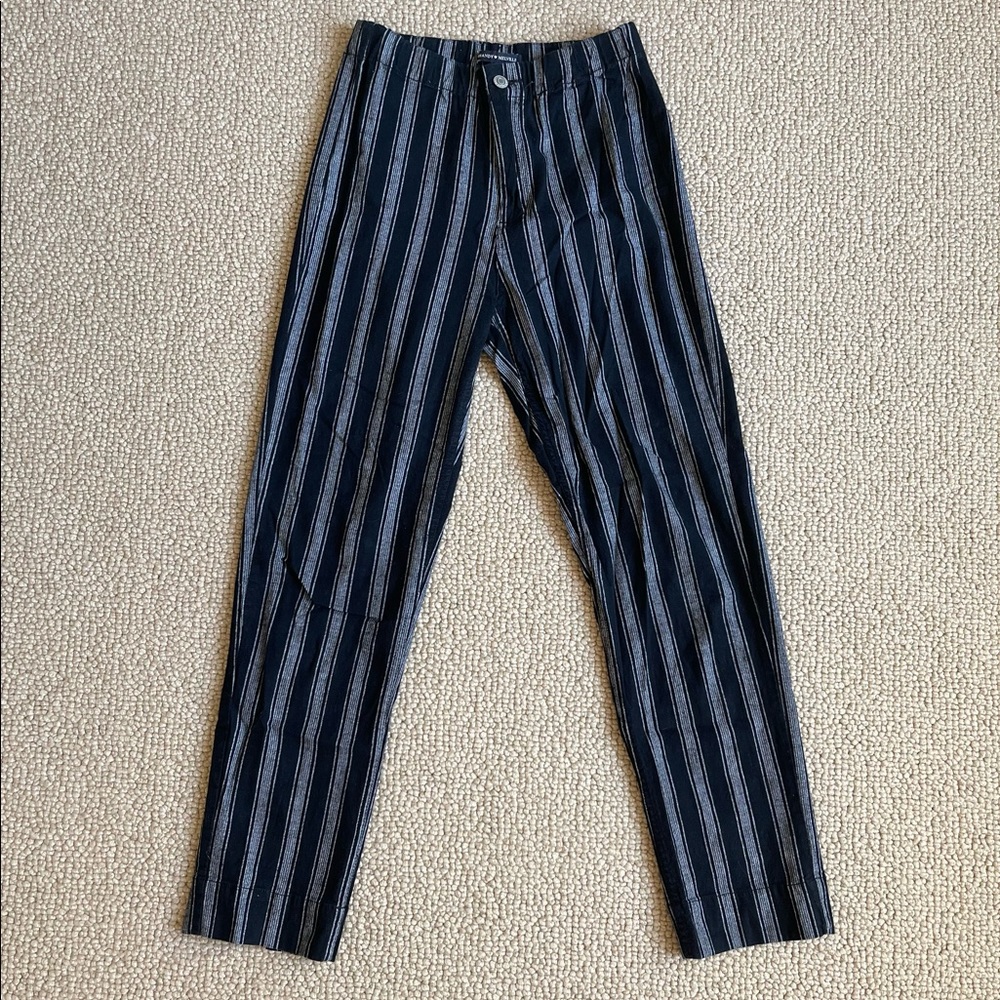 Brandy Melville stripped pants elastic band fits 4-6